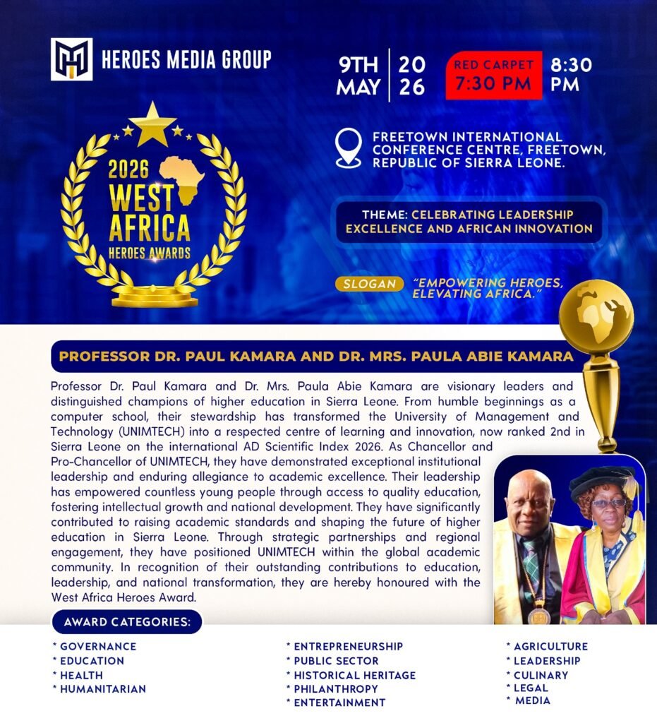Prof. Dr. Paul Kamara & Dr. Mrs. Paula Abie Kamara